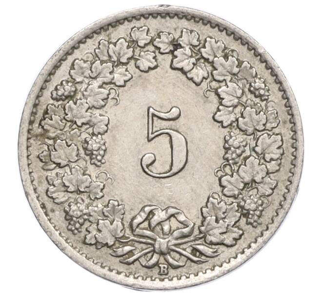 Монета 5 раппенов 1946 года Швейцария (Артикул: K12-32285) — Фото №2