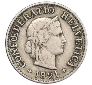 5 раппенов 1921 года Швейцария — Фото №1