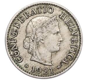 5 раппенов 1921 года Швейцария — Фото №1