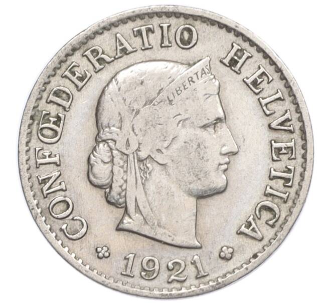 Монета 5 раппенов 1921 года Швейцария (Артикул: K12-32311) — Фото №1