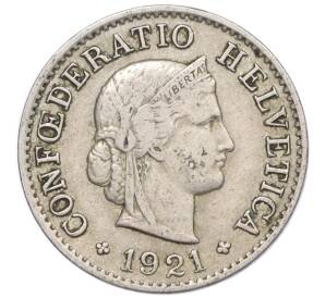 5 раппенов 1921 года Швейцария — Фото №1