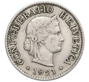 5 раппенов 1921 года Швейцария — Фото №1