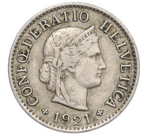 5 раппенов 1921 года Швейцария — Фото №1