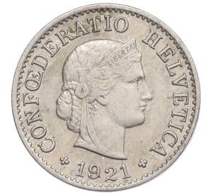 5 раппенов 1921 года Швейцария — Фото №1