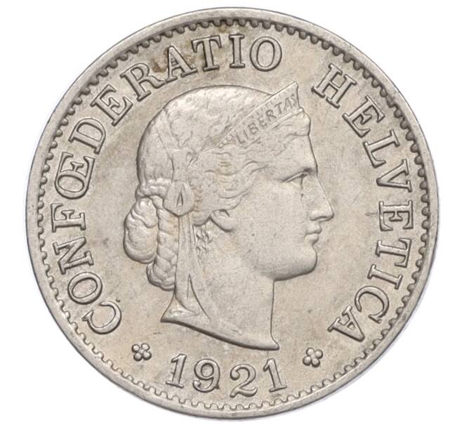Монета 5 раппенов 1921 года Швейцария (Артикул: K12-32318) — Фото №1