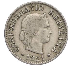 5 раппенов 1921 года Швейцария — Фото №1