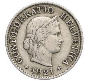 5 раппенов 1921 года Швейцария — Фото №1