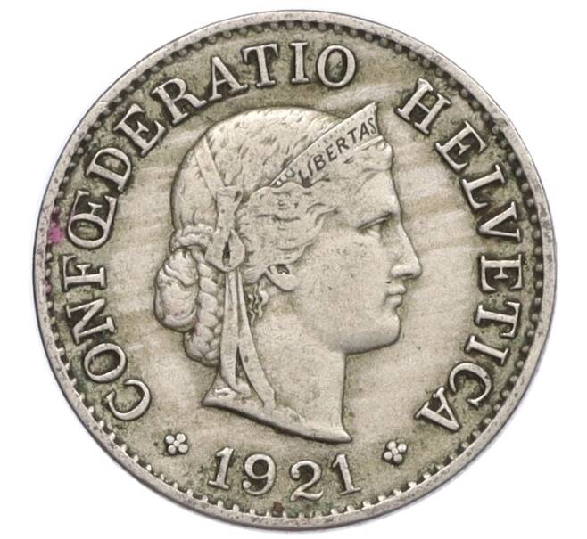 Монета 5 раппенов 1921 года Швейцария (Артикул: K12-32324) — Фото №1