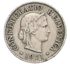 5 раппенов 1921 года Швейцария — Фото №1