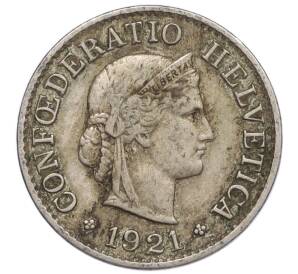 5 раппенов 1921 года Швейцария — Фото №1