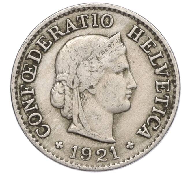 Монета 5 раппенов 1921 года Швейцария (Артикул: K12-32336) — Фото №1