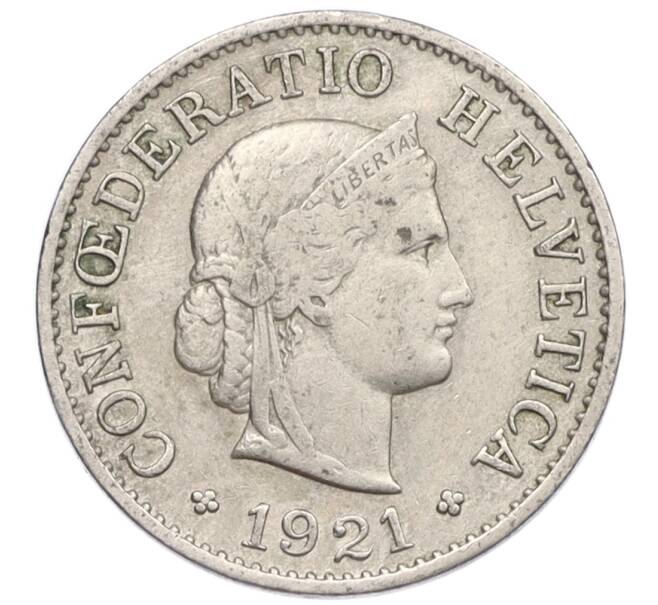 Монета 5 раппенов 1921 года Швейцария (Артикул: K12-32338) — Фото №1