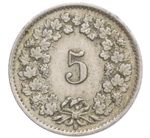 5 раппенов 1922 года Швейцария — Фото №2