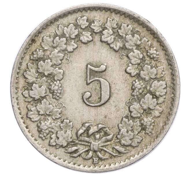 Монета 5 раппенов 1922 года Швейцария (Артикул: K12-32350) — Фото №2