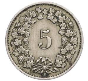 5 раппенов 1922 года Швейцария — Фото №2