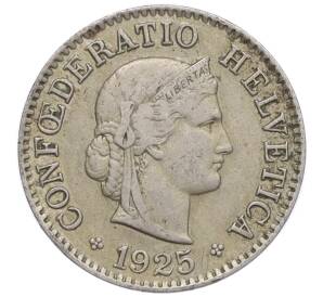 5 раппенов 1925 года Швейцария — Фото №1