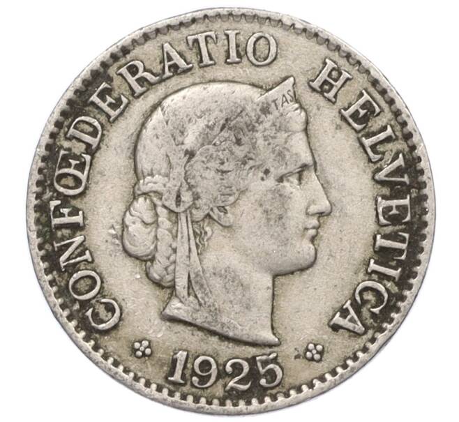 Монета 5 раппенов 1925 года Швейцария (Артикул: K12-32372) — Фото №1