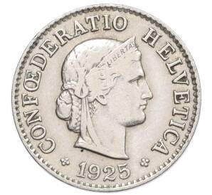 5 раппенов 1925 года Швейцария — Фото №1