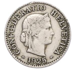 5 раппенов 1925 года Швейцария — Фото №1