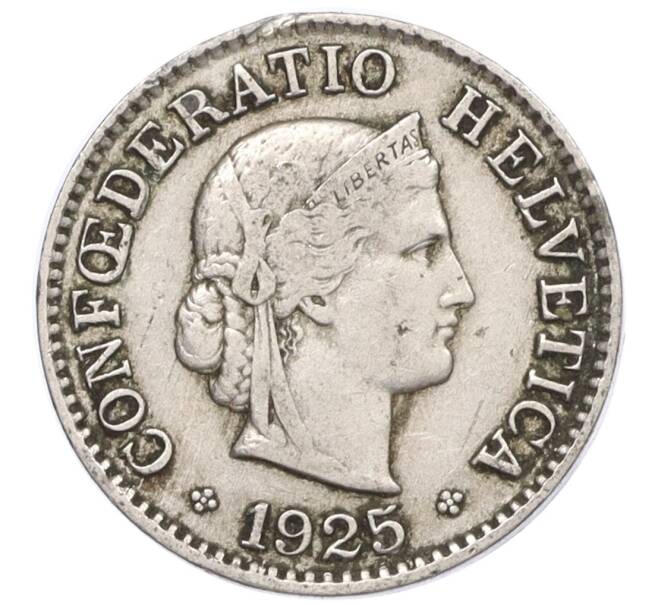 Монета 5 раппенов 1925 года Швейцария (Артикул: K12-32375) — Фото №1