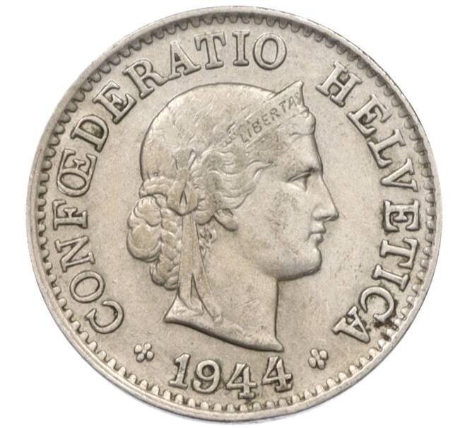 Монета 5 раппенов 1944 года Швейцария (Артикул: K12-32418) — Фото №1
