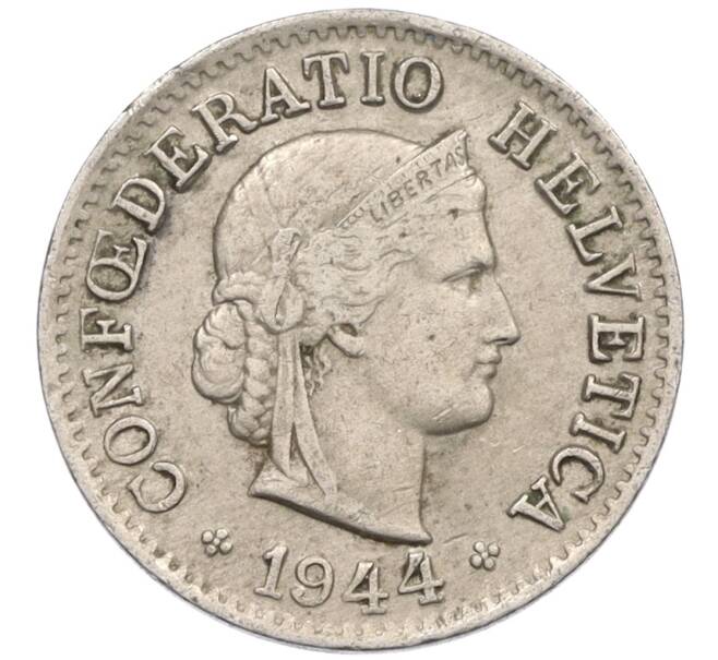 Монета 5 раппенов 1944 года Швейцария (Артикул: K12-32424) — Фото №1