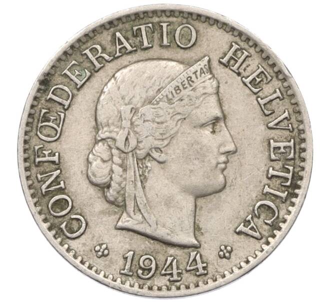 Монета 5 раппенов 1944 года Швейцария (Артикул: K12-32425) — Фото №1