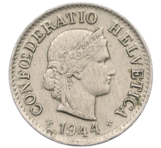 Монета 5 раппенов 1944 года Швейцария (Артикул: K12-32426) — Фото №1