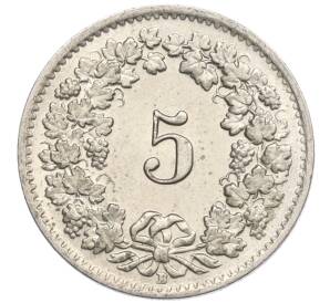 5 раппенов 1955 года Швейцария