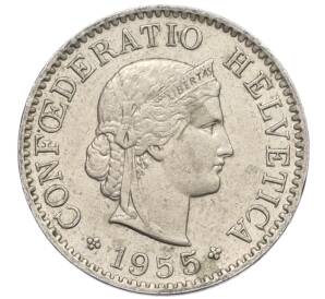 5 раппенов 1955 года Швейцария