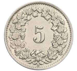 5 раппенов 1955 года Швейцария