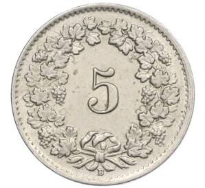 5 раппенов 1955 года Швейцария