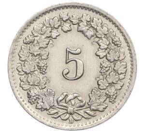5 раппенов 1955 года Швейцария