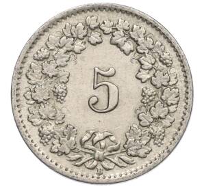 5 раппенов 1955 года Швейцария