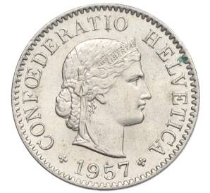 5 раппенов 1957 года Швейцария — Фото №1