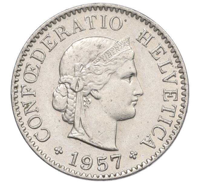 Монета 5 раппенов 1957 года Швейцария (Артикул: K12-32603) — Фото №1