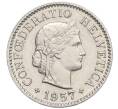 Монета 5 раппенов 1957 года Швейцария (Артикул: K12-32604) — Фото №1