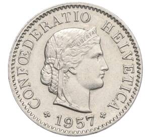 5 раппенов 1957 года Швейцария — Фото №1