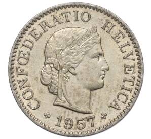 5 раппенов 1957 года Швейцария — Фото №1