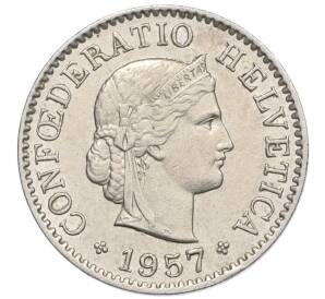 5 раппенов 1957 года Швейцария — Фото №1