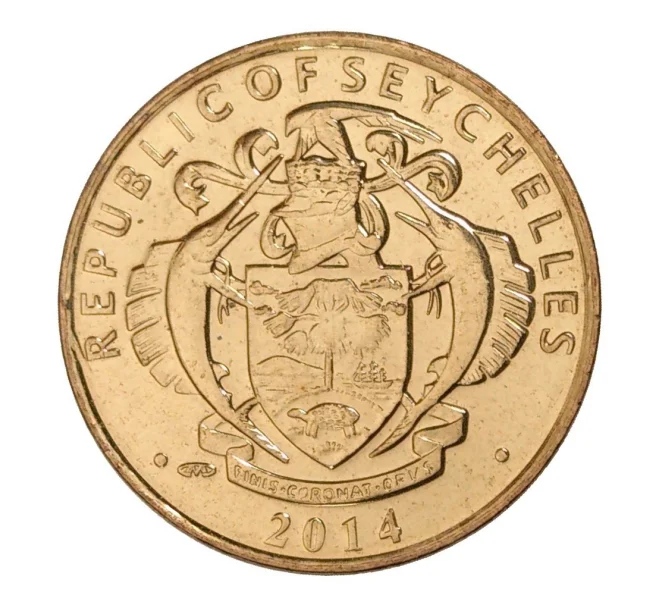 Монета 1 цент 2014 года Сейшелы (Артикул M2-8150)