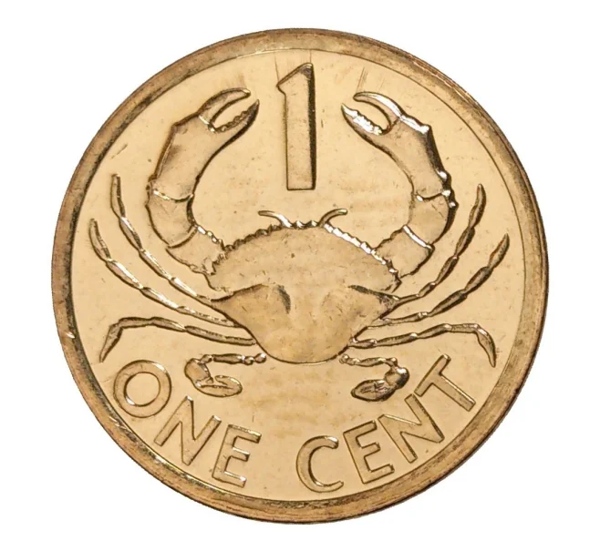 Монета 1 цент 2014 года Сейшелы (Артикул M2-8150)