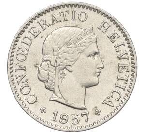 5 раппенов 1957 года Швейцария — Фото №1