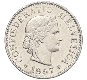 5 раппенов 1957 года Швейцария — Фото №1