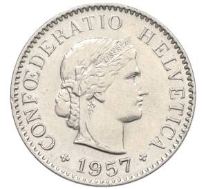 5 раппенов 1957 года Швейцария — Фото №1