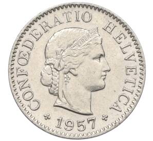 5 раппенов 1957 года Швейцария — Фото №1