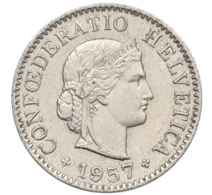 5 раппенов 1957 года Швейцария — Фото №1