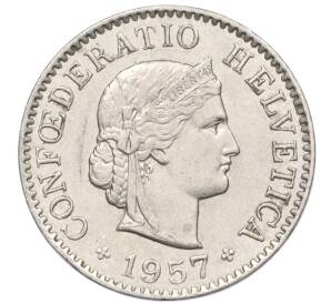 5 раппенов 1957 года Швейцария — Фото №1