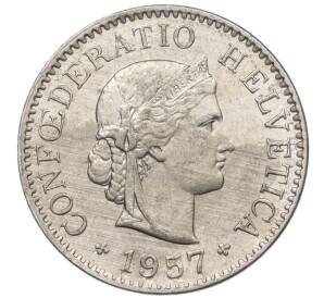 5 раппенов 1957 года Швейцария — Фото №1