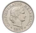 Монета 5 раппенов 1957 года Швейцария (Артикул: K12-32712) — Фото №1